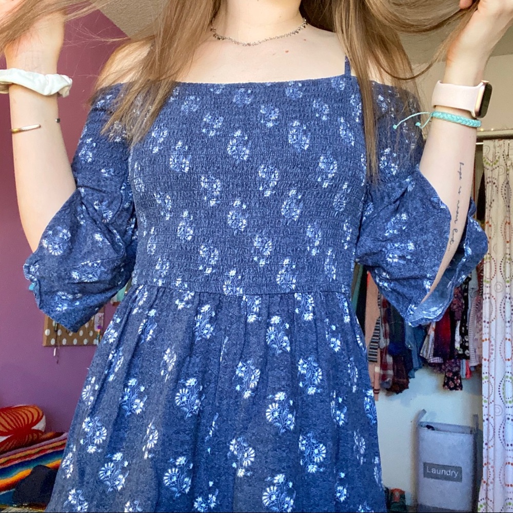 🦋BLUE ROMPER🦋 - Picture 2 of 4